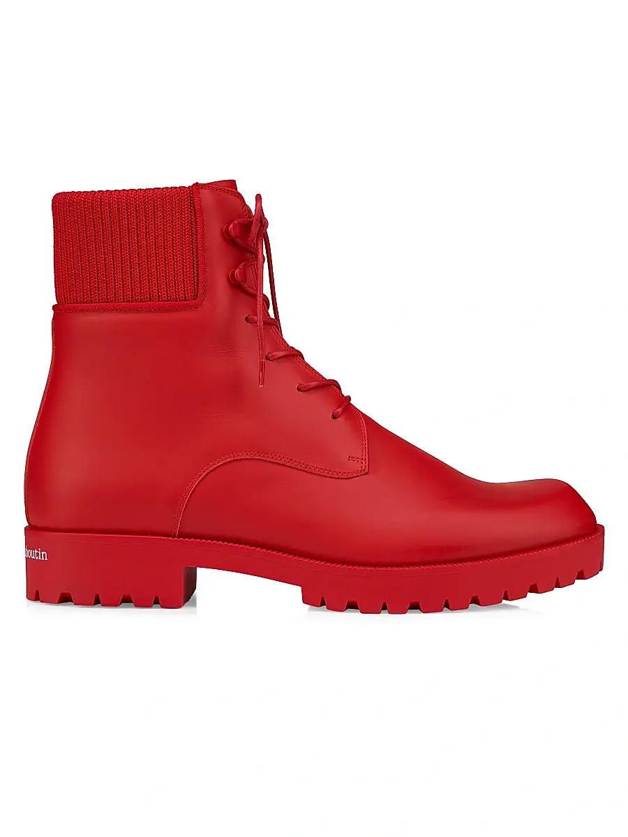 Christian Louboutin Men's Trapman TCT 2 Boots - Loubi - Size 13.5 | Image 1 Christian Louboutin Men's Trapman TCT 2 Boots - Loubi - Size 13.5 | Image 1
