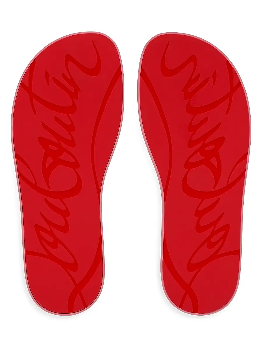 Christian Louboutin Men's Summer Rubber Thong Sandals | Thumbnail 5