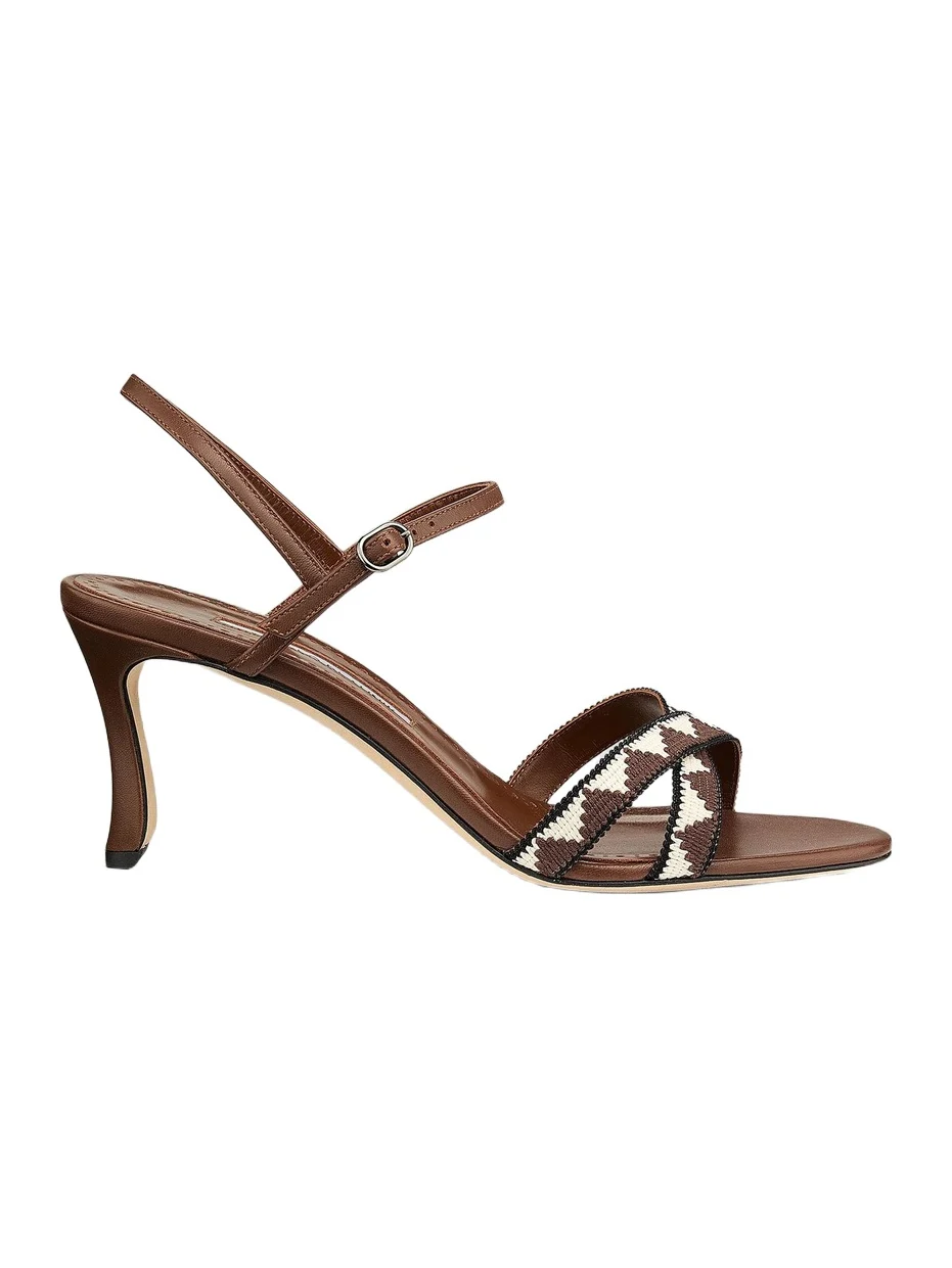 Women's Popeyana Leather Stiletto-Heel Slingback Sandals Women's Popeyana Leather Stiletto-Heel Slingback Sandals