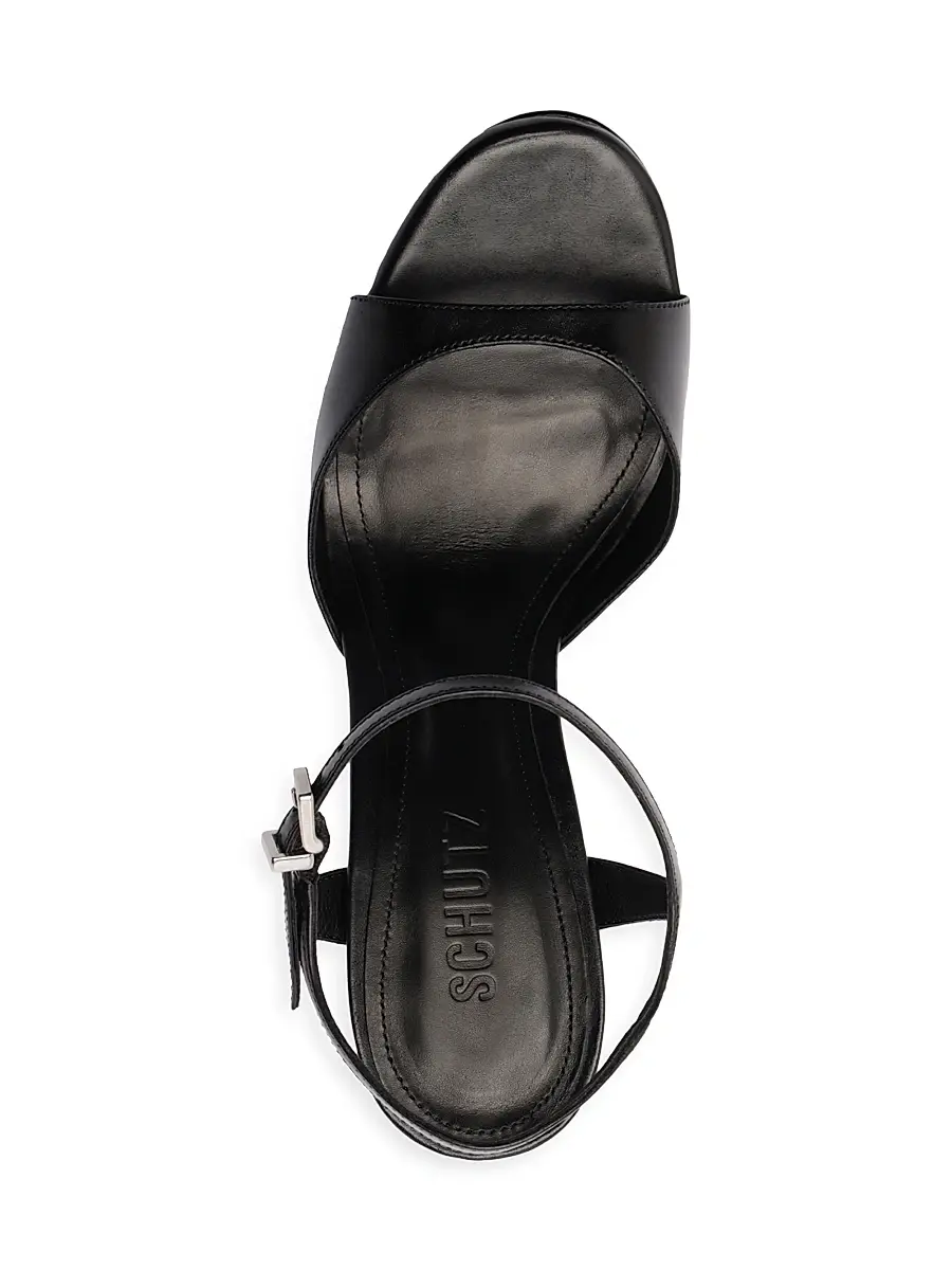 Schutz Women's Scarlett 115MM Leather Platform Sandals | Thumbnail 7 Schutz Women's Scarlett 115MM Leather Platform Sandals | Thumbnail 7