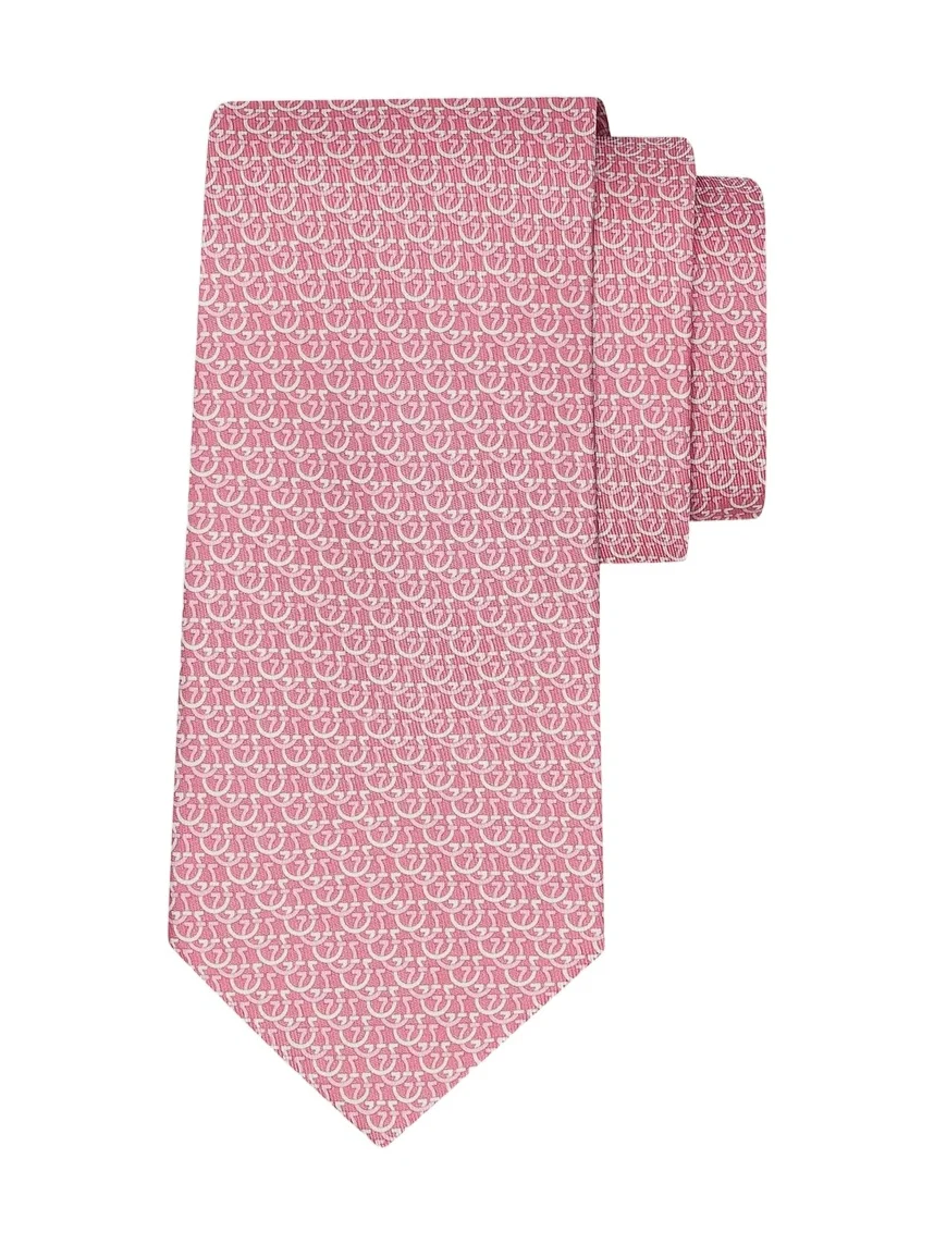Ferragamo Men's Cerchio Silk Tie