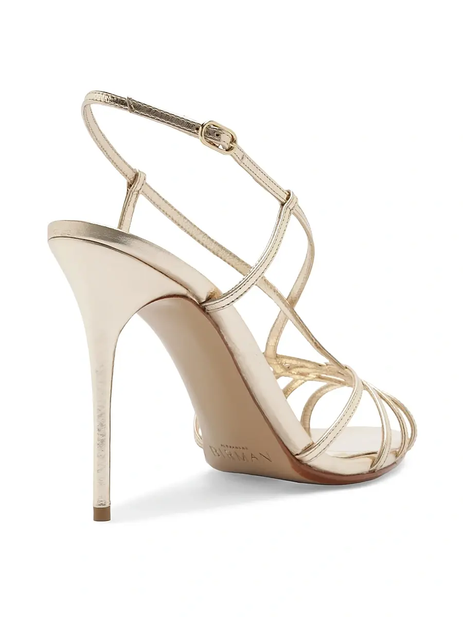 Alexandre Birman Women's Kim 100MM Strappy Leather Sandals | Thumbnail 3 Alexandre Birman Women's Kim 100MM Strappy Leather Sandals | Thumbnail 3