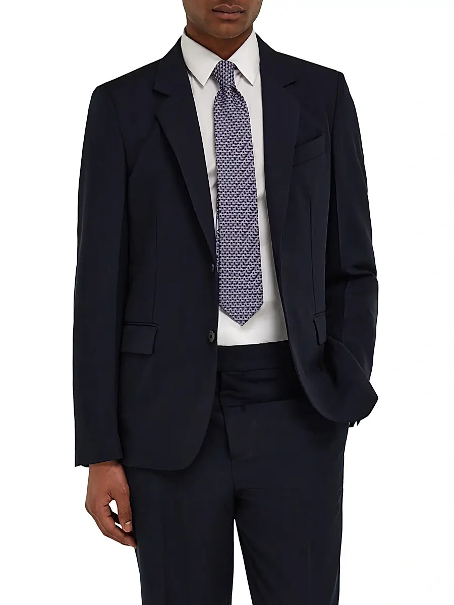 Ferragamo Men's Tournament Print Silk Tie | Thumbnail 2 Ferragamo Men's Tournament Print Silk Tie | Thumbnail 2