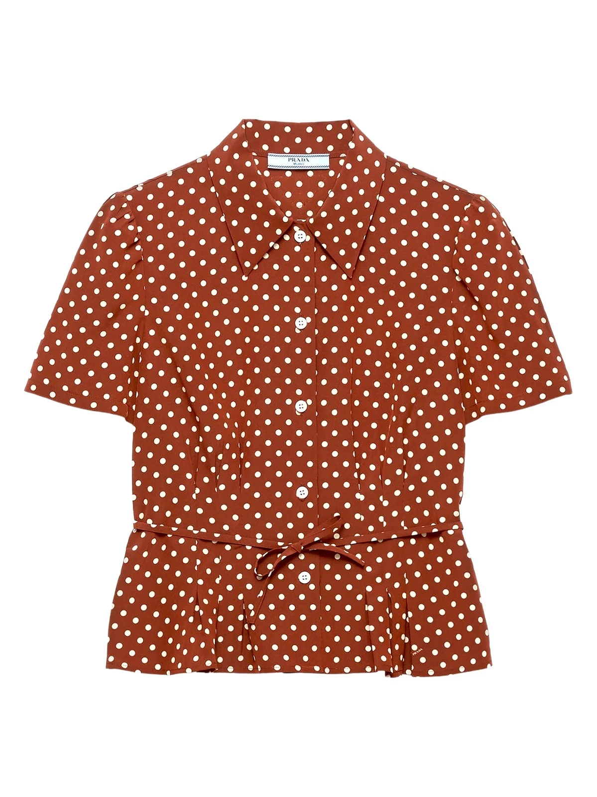 Women's Polka-Dot Marocain Shirt Women's Polka-Dot Marocain Shirt