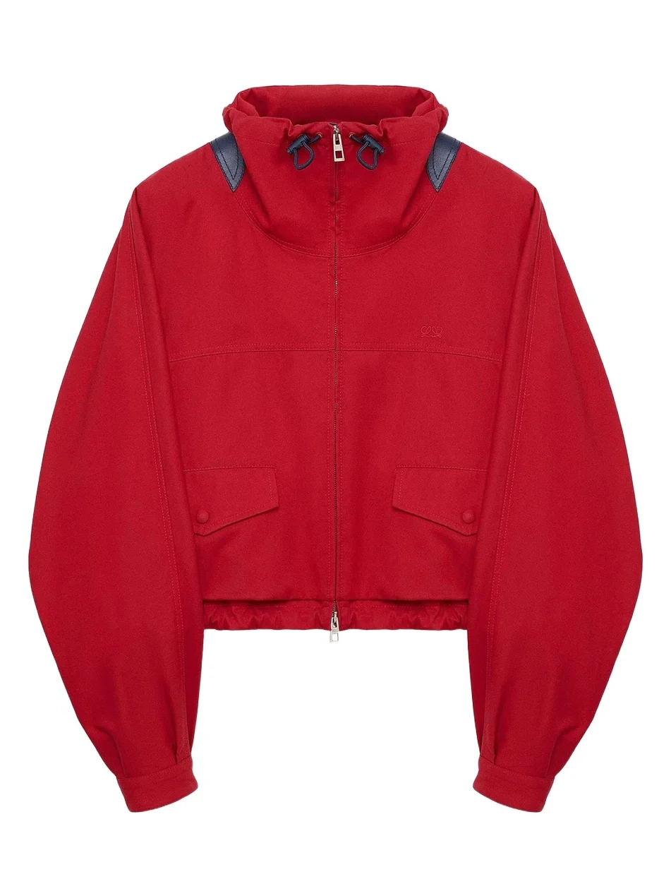 Loewe Women's Stand Collar Double Hem Parka