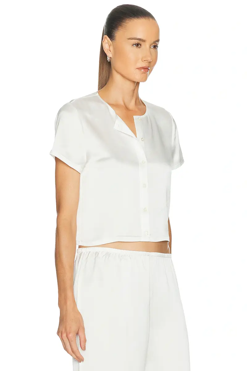 LESET Barb Short Sleeve Cardigan | Thumbnail 2 LESET Barb Short Sleeve Cardigan | Thumbnail 2