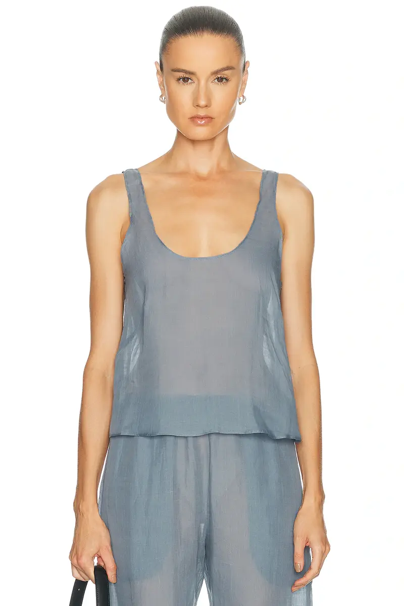 LESET Niko Scoop Tank Top | Image 1 LESET Niko Scoop Tank Top | Image 1