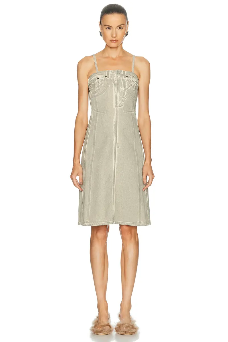 Acne Studios Dulta Lux Overprint Dress | Thumbnail 2 Acne Studios Dulta Lux Overprint Dress | Thumbnail 2