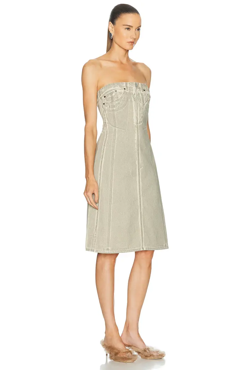 Acne Studios Dulta Lux Overprint Dress | Thumbnail 3 Acne Studios Dulta Lux Overprint Dress | Thumbnail 3