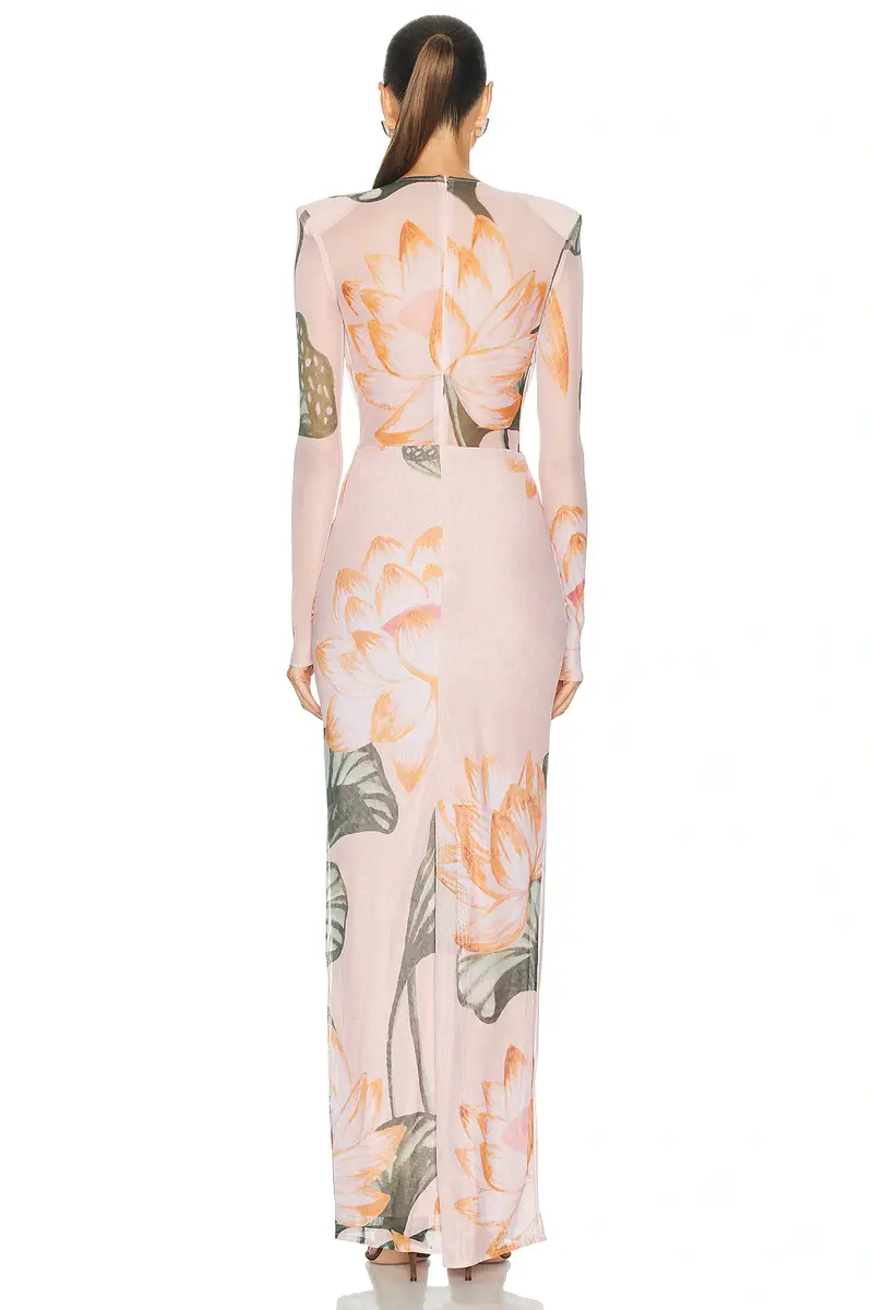 PatBo Lotus Long Sleeve Maxi Dress | Thumbnail 3