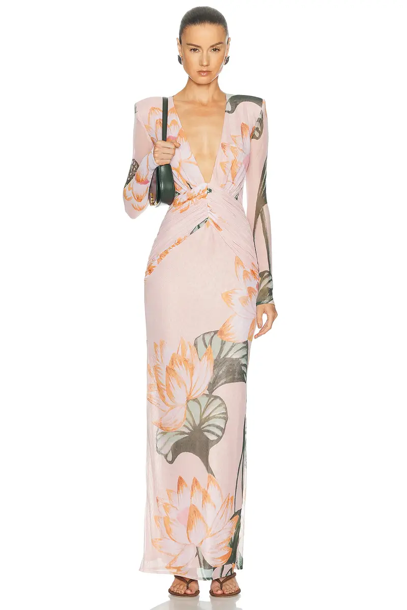 PatBo Lotus Long Sleeve Maxi Dress | Image 1 PatBo Lotus Long Sleeve Maxi Dress | Image 1