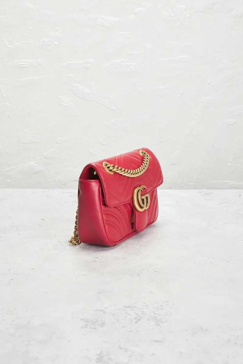 Gucci Mini GG Marmont Shoulder Bag | Thumbnail 4 Gucci Mini GG Marmont Shoulder Bag | Thumbnail 4