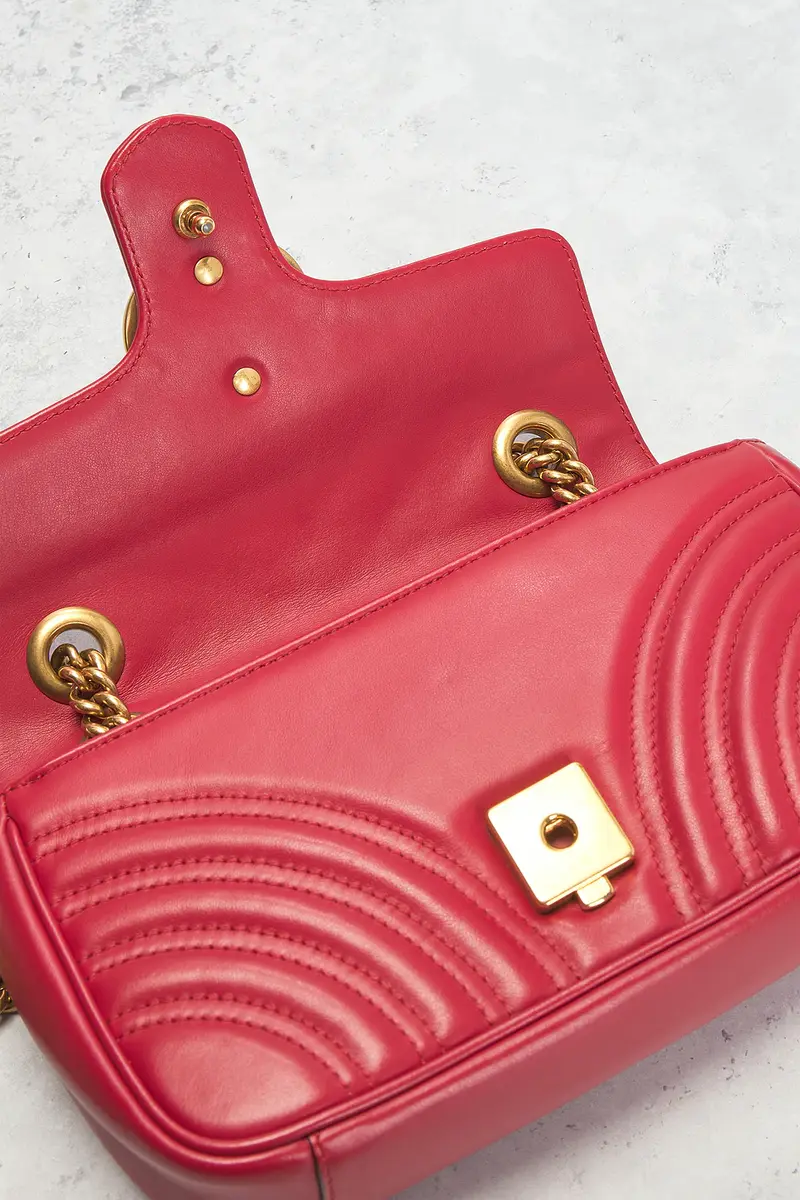 Gucci Mini GG Marmont Shoulder Bag | Thumbnail 9 Gucci Mini GG Marmont Shoulder Bag | Thumbnail 9