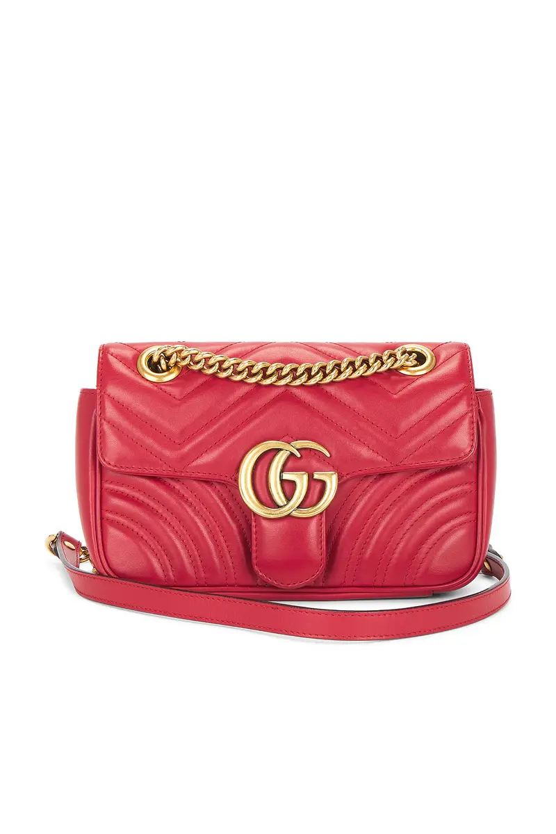 FWRD Renew Gucci Mini GG Marmont Shoulder Bag | Image 1 FWRD Renew Gucci Mini GG Marmont Shoulder Bag | Image 1