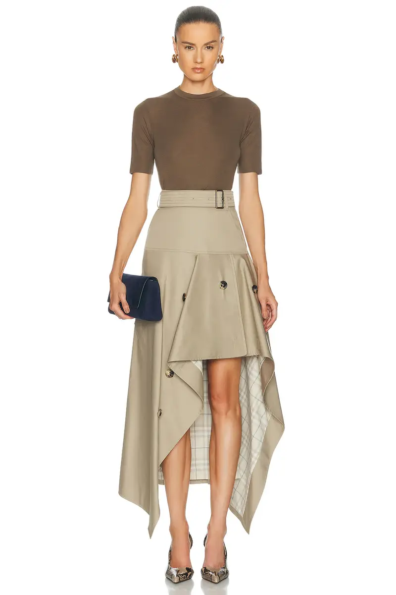 Burberry Heather Long Skirt | Thumbnail 5