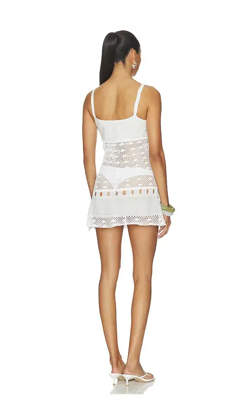 Frankies Bikinis X JENNIE International Angel Crochet Mini Dress | Thumbnail 3 Frankies Bikinis X JENNIE International Angel Crochet Mini Dress | Thumbnail 3