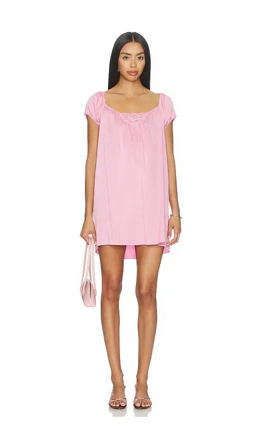 Frankies Bikinis Bo Silk Mini Dress | Image 1 Frankies Bikinis Bo Silk Mini Dress | Image 1