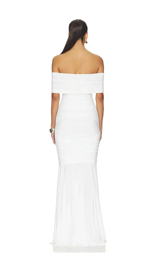 Norma Kamali Sleeveless Cowl Neck Side Shirred Fishtail Gown | Thumbnail 3 Norma Kamali Sleeveless Cowl Neck Side Shirred Fishtail Gown | Thumbnail 3