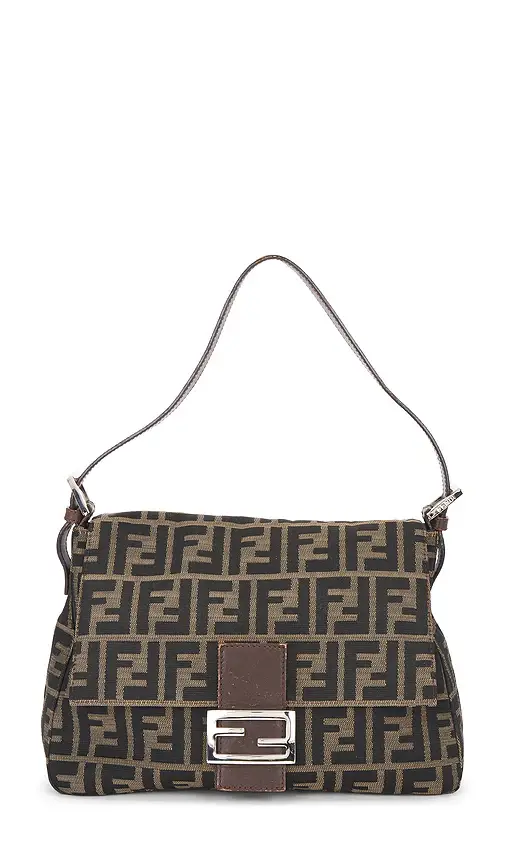 Fendi Zucca Mama Forever Baguette Shoulder Bag | Image 1 Fendi Zucca Mama Forever Baguette Shoulder Bag | Image 1