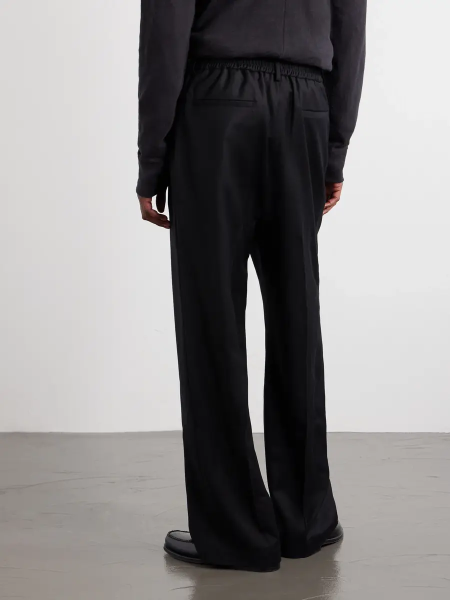 Barena Mado Wide-Leg Wool-Blend Drawstring Trousers - Men | Thumbnail 4 Barena Mado Wide-Leg Wool-Blend Drawstring Trousers - Men | Thumbnail 4