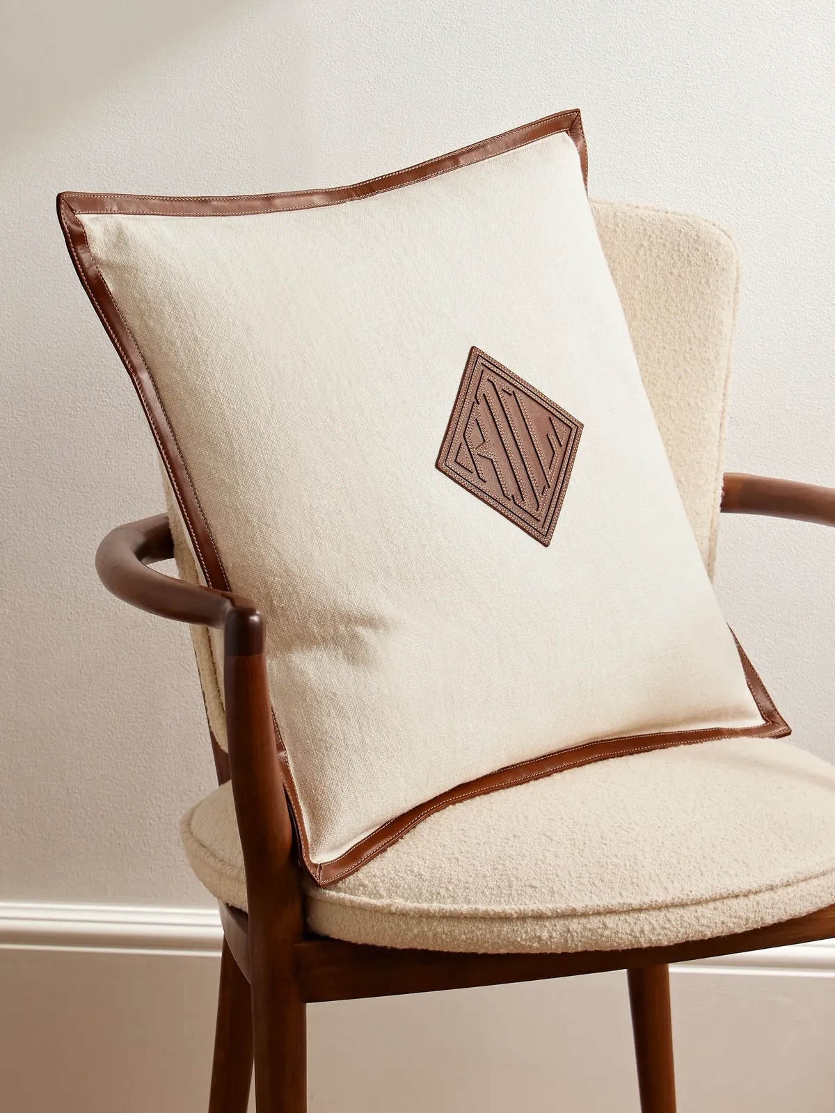 Ralph Lauren Home Moore Leather-Trimmed Linen Cushion - Men