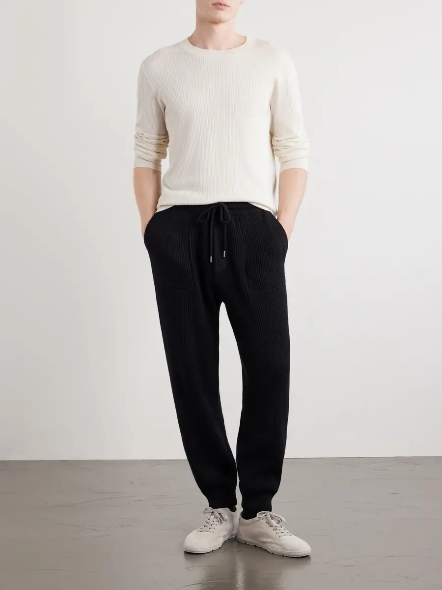 Brunello Cucinelli Cashmere Drawstring Sweatpants - Men | Thumbnail 2 Brunello Cucinelli Cashmere Drawstring Sweatpants - Men | Thumbnail 2