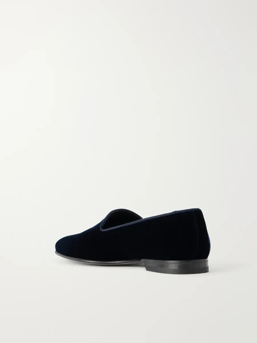 Manolo Blahnik Mario Velvet Loafers - Men | Thumbnail 3 Manolo Blahnik Mario Velvet Loafers - Men | Thumbnail 3