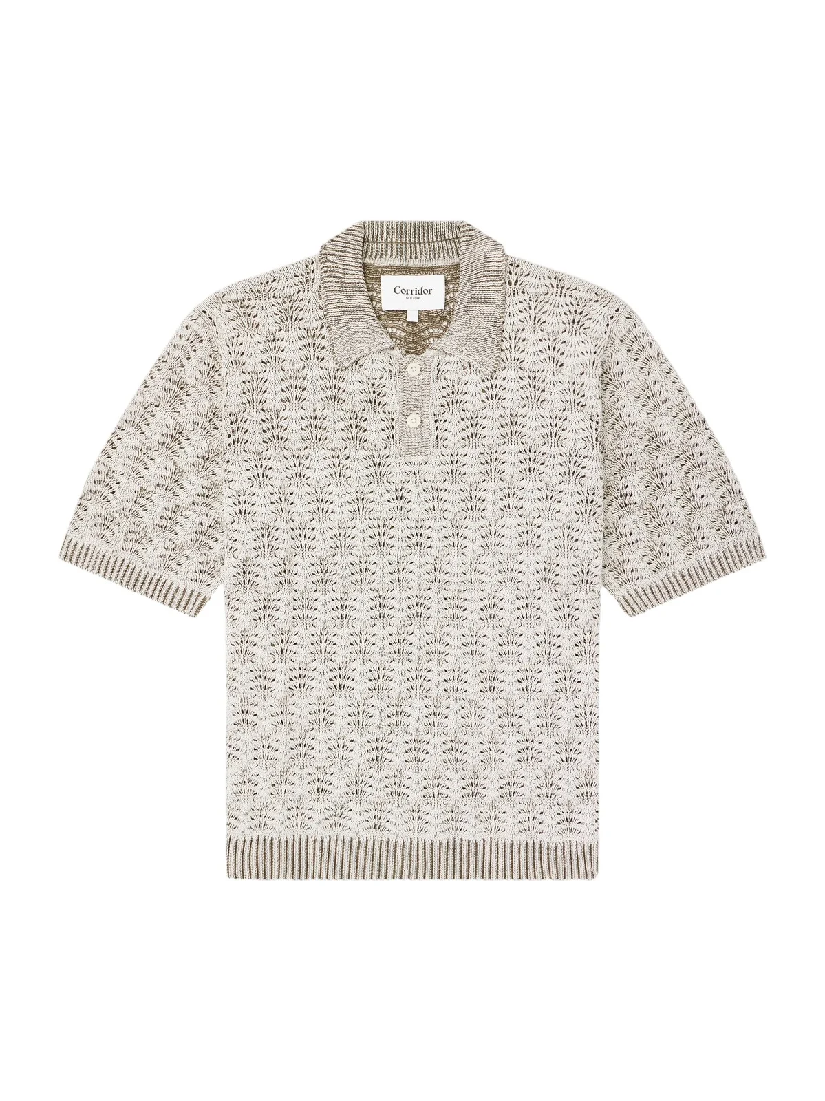 Open-Knit Pima Cotton Polo Shirt - Men