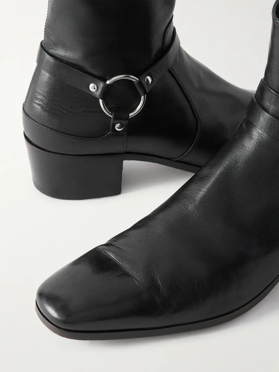 Tom Ford Clint Embellished Leather Boots - Men | Thumbnail 5