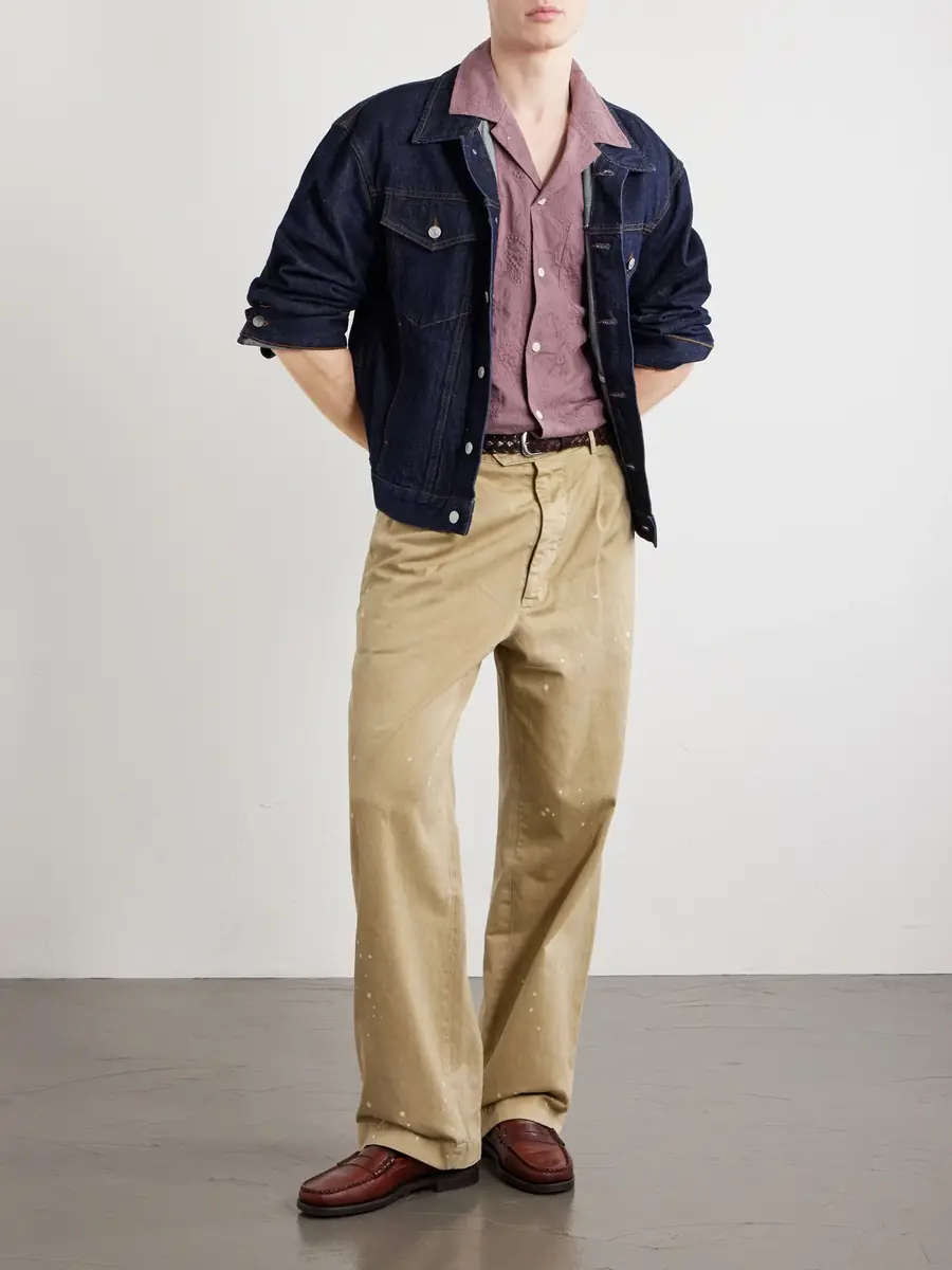 Corridor Camp Collar Paisley-Embroidered Cotton Shirt - Men | Thumbnail 2 Corridor Camp Collar Paisley-Embroidered Cotton Shirt - Men | Thumbnail 2