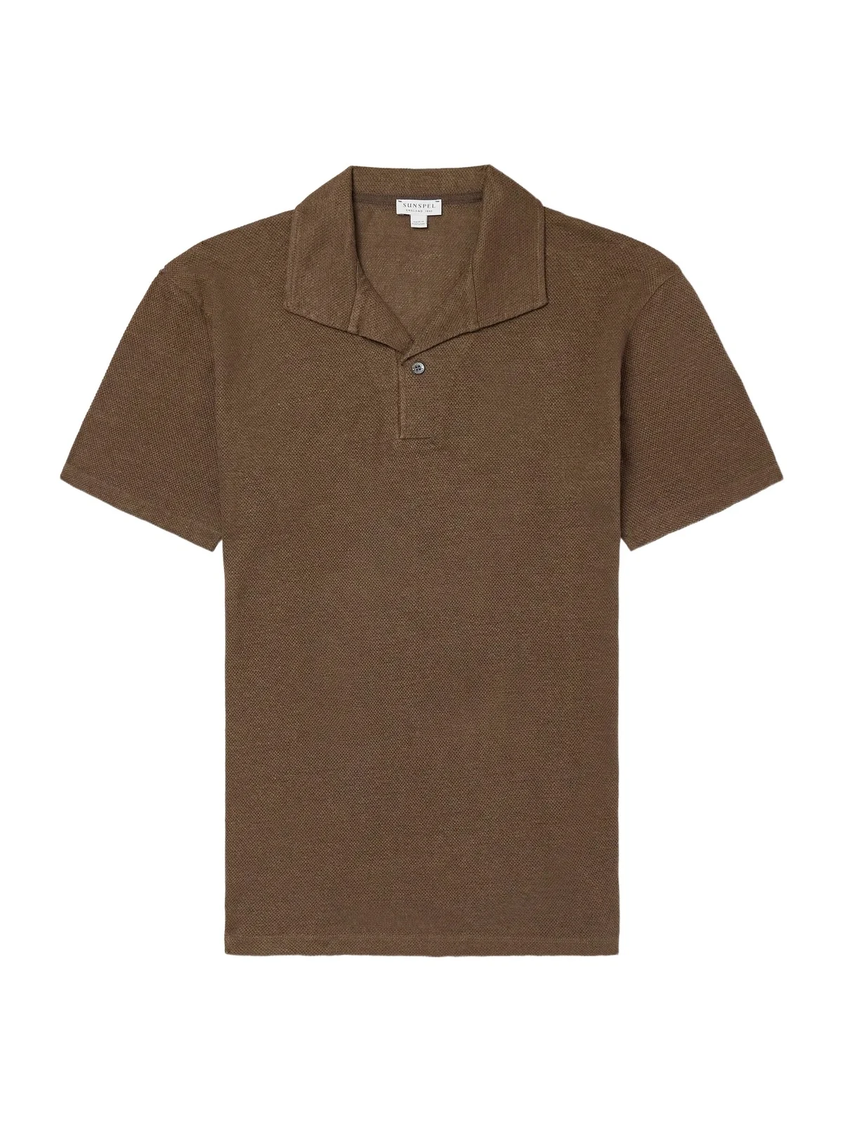 Linen-Piqué Polo Shirt - Men Linen-Piqué Polo Shirt - Men