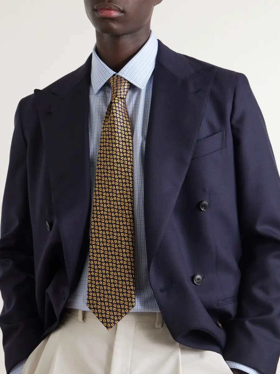 Charvet 8.5cm Silk-Jacquard Tie - Men | Thumbnail 2 Charvet 8.5cm Silk-Jacquard Tie - Men | Thumbnail 2