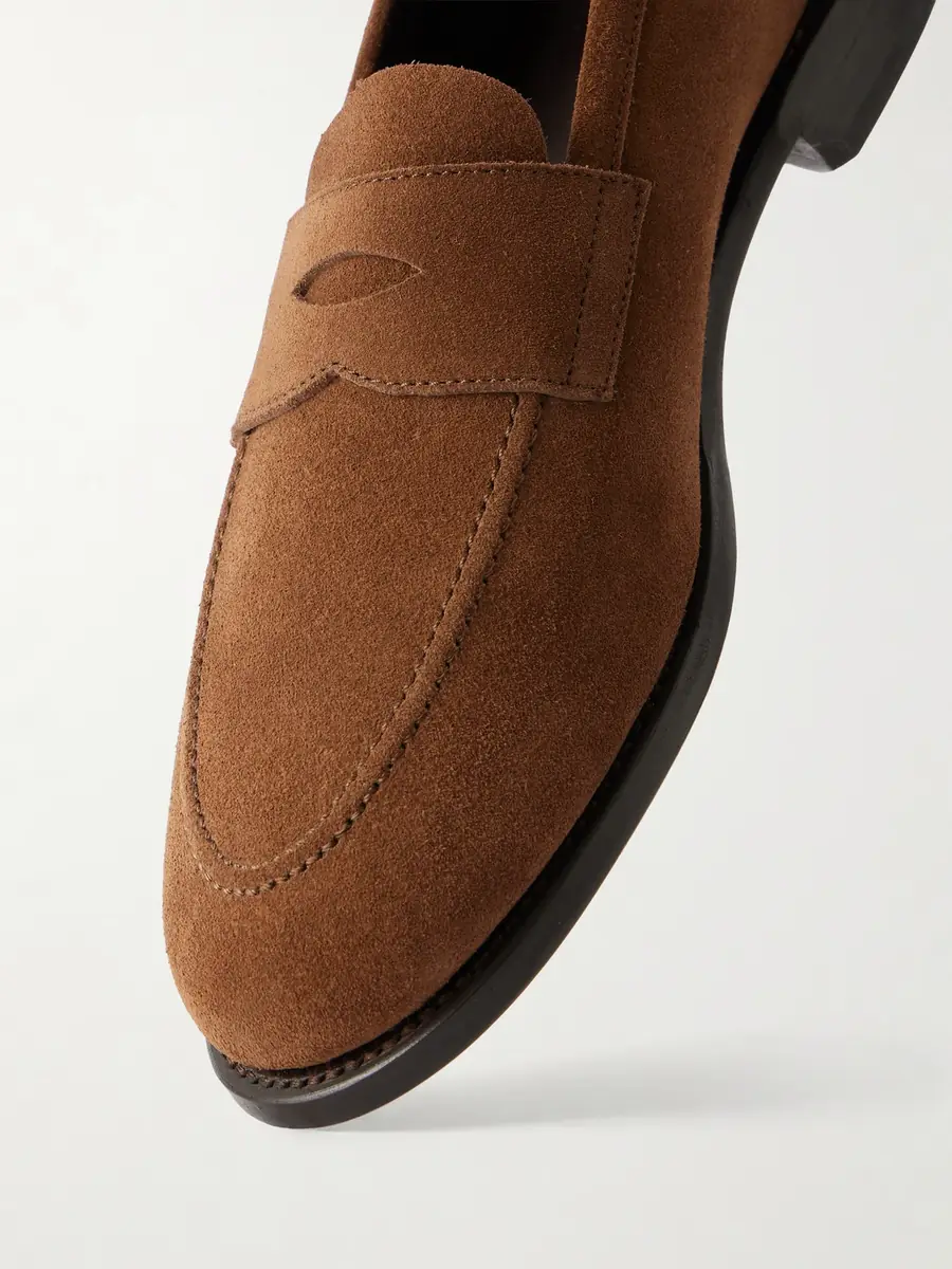 MORJAS Suede Penny Loafers - Men | Thumbnail 4 MORJAS Suede Penny Loafers - Men | Thumbnail 4