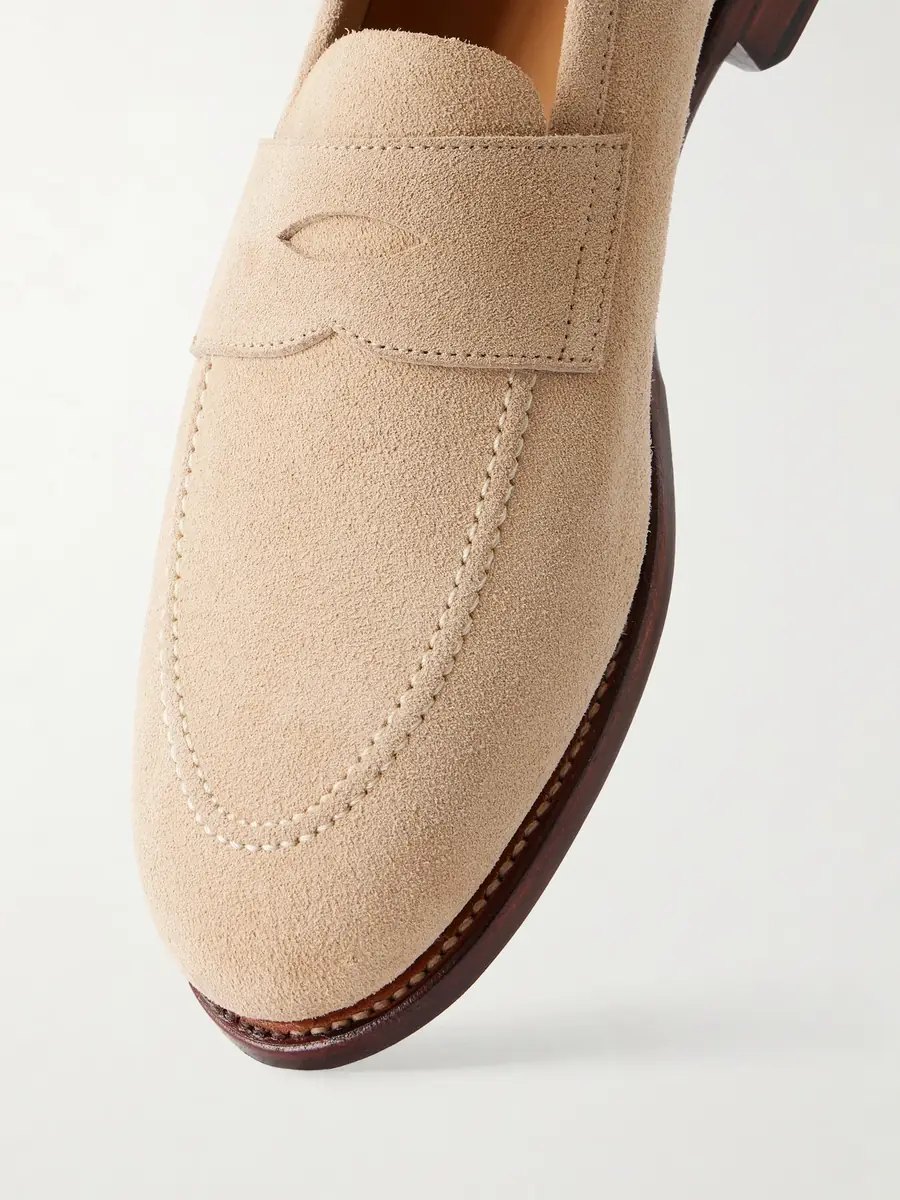 MORJAS Suede Penny Loafers - Men | Thumbnail 4