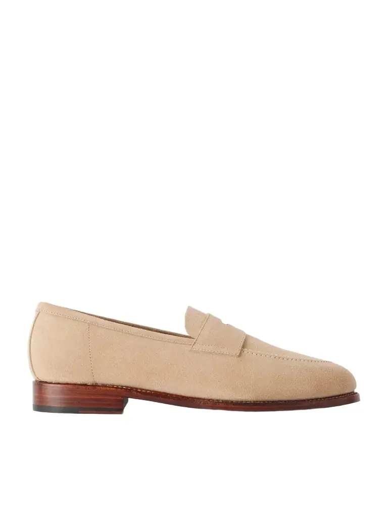MORJAS Suede Penny Loafers - Men | Image 1 MORJAS Suede Penny Loafers - Men | Image 1