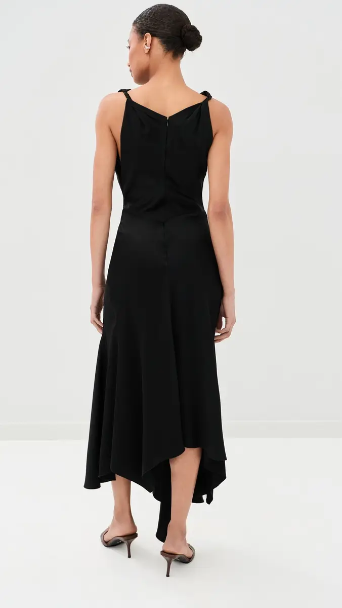 Victoria Beckham Posy Midi Dress | Thumbnail 3 Victoria Beckham Posy Midi Dress | Thumbnail 3
