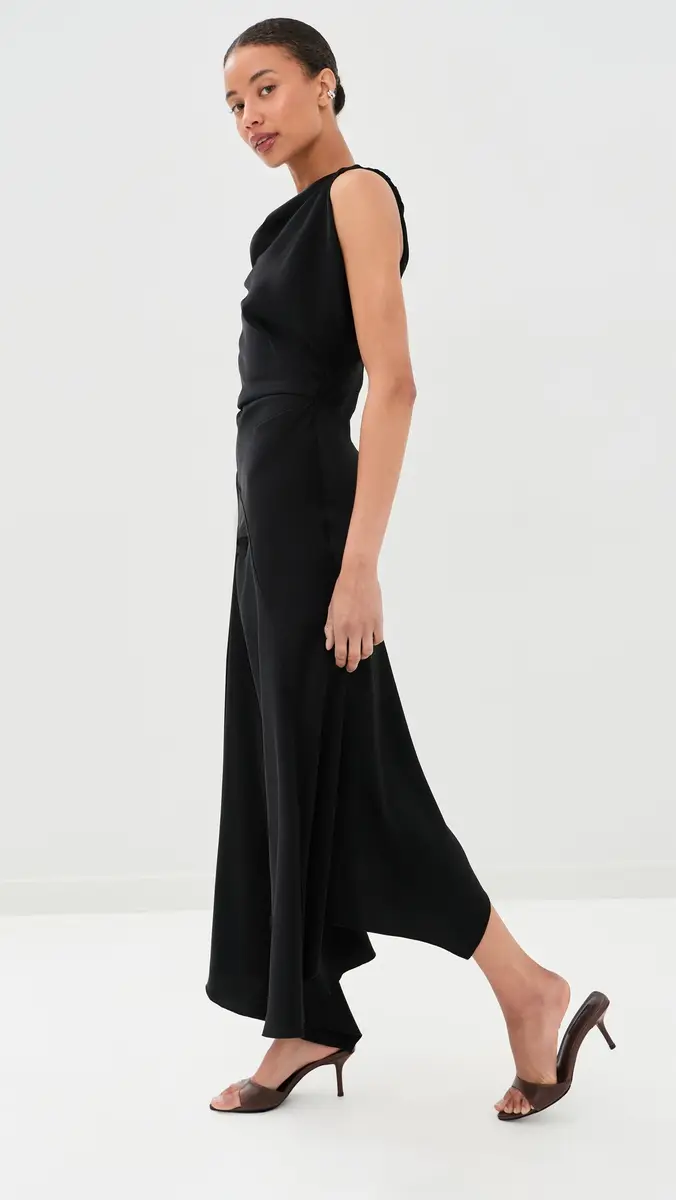 Victoria Beckham Posy Midi Dress | Thumbnail 4 Victoria Beckham Posy Midi Dress | Thumbnail 4