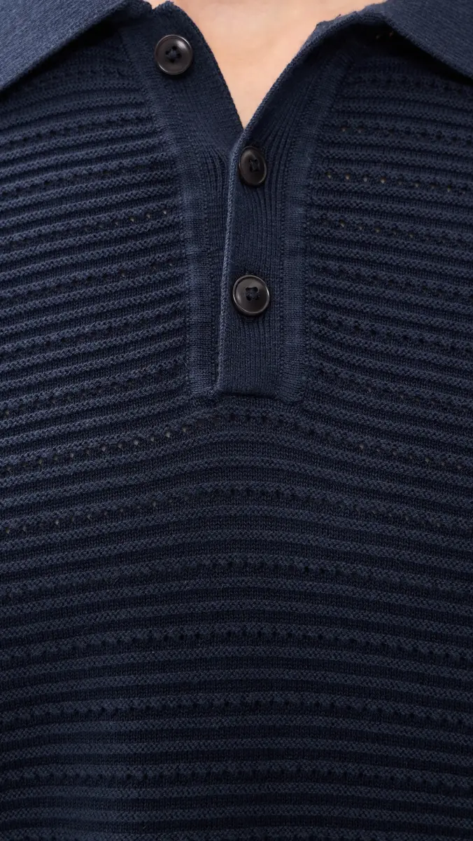 Madewell Short Sleeve Stitch Interest Polo | Thumbnail 6 Madewell Short Sleeve Stitch Interest Polo | Thumbnail 6