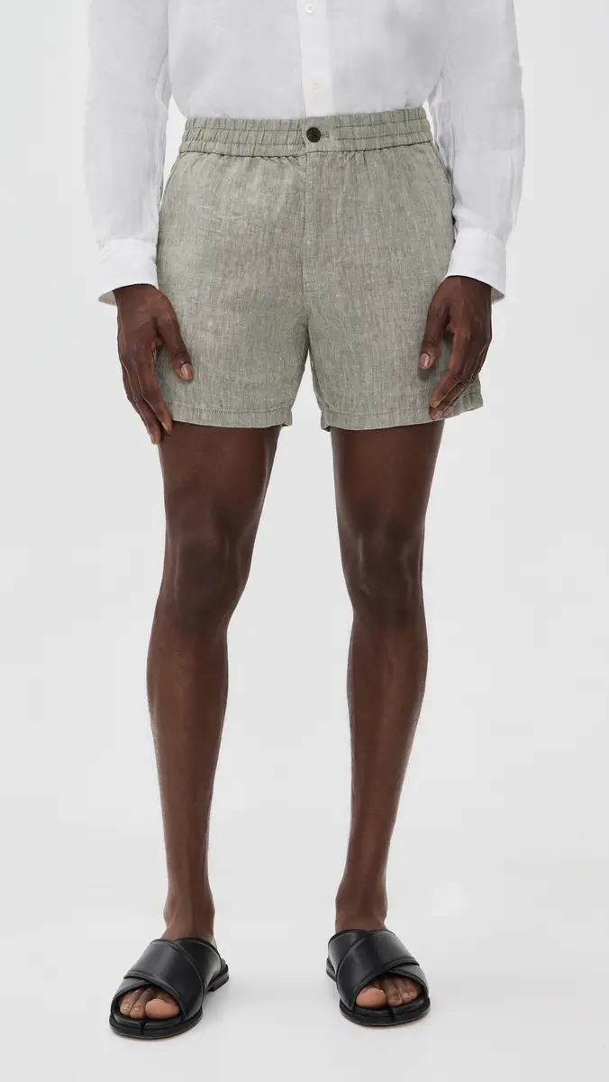Madewell x Shopbop Everywear Linen Shorts 5 | Thumbnail 2 Madewell x Shopbop Everywear Linen Shorts 5 | Thumbnail 2