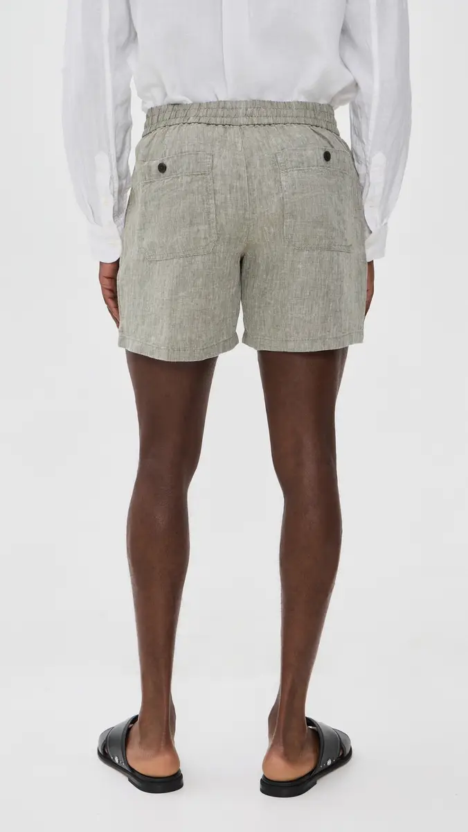 Madewell x Shopbop Everywear Linen Shorts 5 | Thumbnail 3 Madewell x Shopbop Everywear Linen Shorts 5 | Thumbnail 3