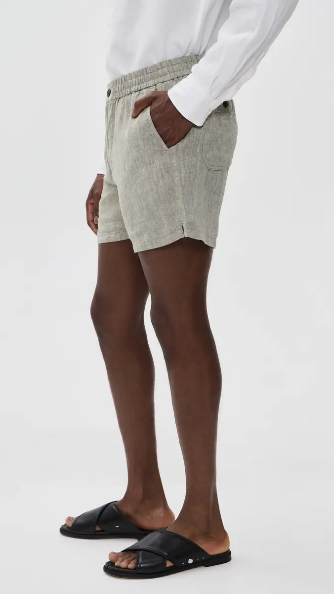 Madewell x Shopbop Everywear Linen Shorts 5 | Thumbnail 4 Madewell x Shopbop Everywear Linen Shorts 5 | Thumbnail 4