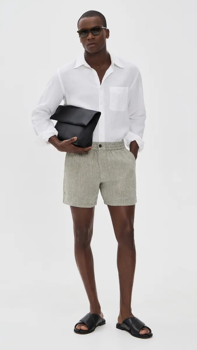 Madewell x Shopbop Everywear Linen Shorts 5 | Thumbnail 5 Madewell x Shopbop Everywear Linen Shorts 5 | Thumbnail 5