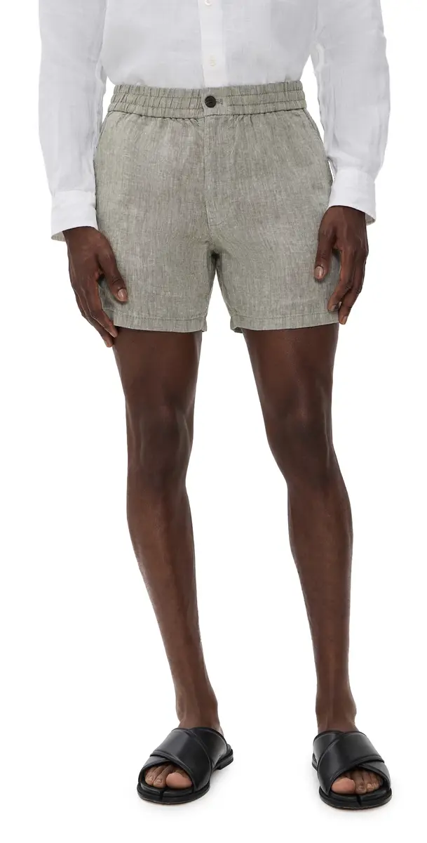 Madewell x Shopbop Everywear inen Shorts 5 ight Sage | Image 1 Madewell x Shopbop Everywear inen Shorts 5 ight Sage | Image 1