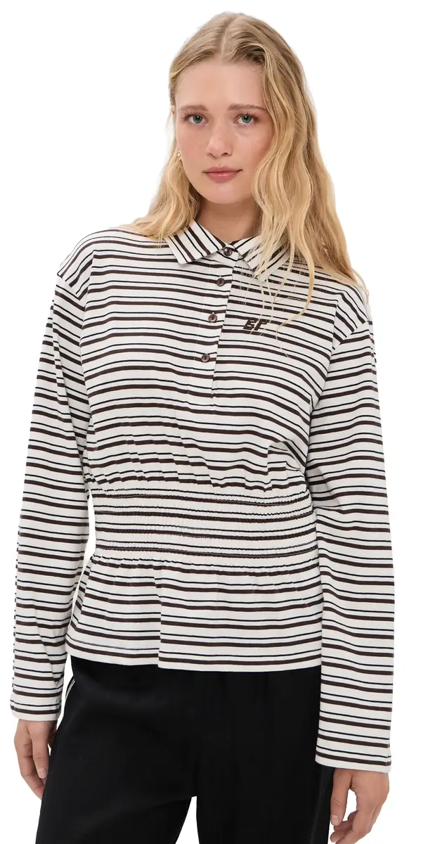 Baum und Pferdgarten Josefin Tee Coffee Bean Stripe M | Image 1 Baum und Pferdgarten Josefin Tee Coffee Bean Stripe M | Image 1