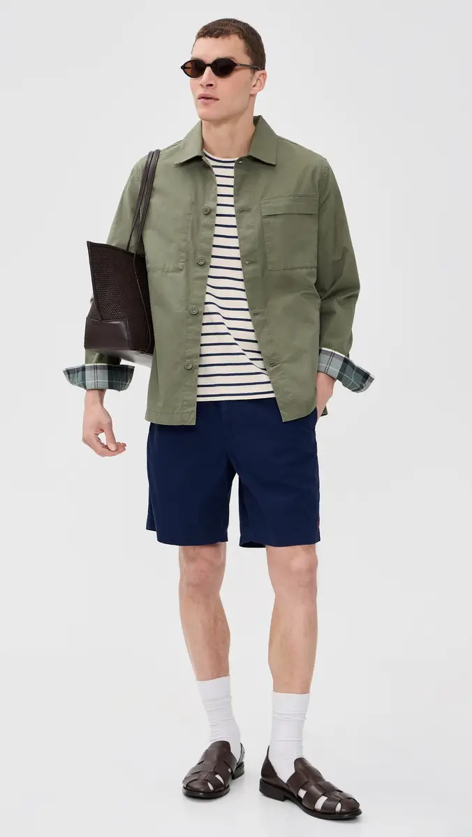 Barbour Sherburn Cotton Overshirt | Thumbnail 5 Barbour Sherburn Cotton Overshirt | Thumbnail 5