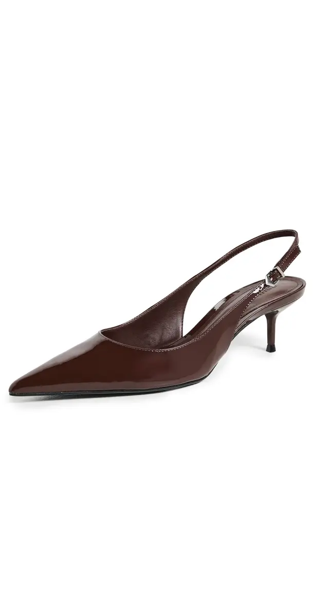 Schutz Paola Mid Slingback Heels Root Brown | Image 1 Schutz Paola Mid Slingback Heels Root Brown | Image 1