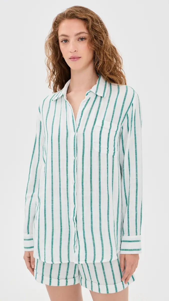 Z Supply Saturdays Stripe Shirt | Thumbnail 3 Z Supply Saturdays Stripe Shirt | Thumbnail 3