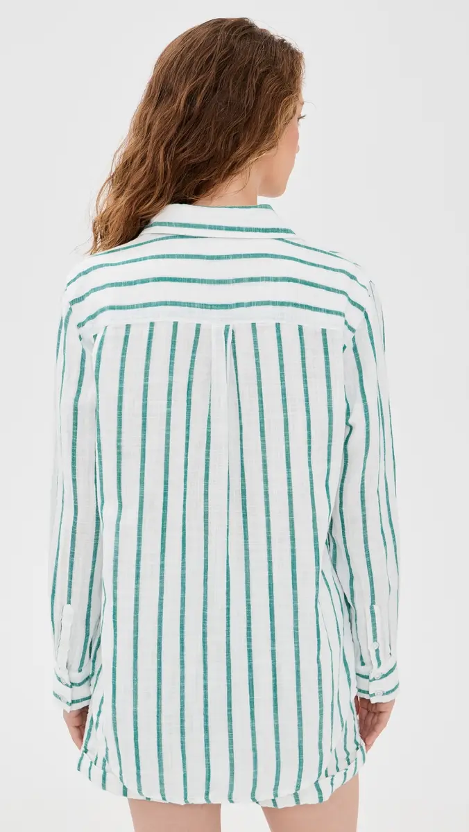Z Supply Saturdays Stripe Shirt | Thumbnail 4 Z Supply Saturdays Stripe Shirt | Thumbnail 4