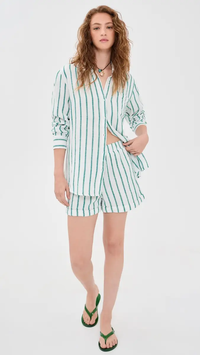 Z Supply Saturdays Stripe Shirt | Thumbnail 6 Z Supply Saturdays Stripe Shirt | Thumbnail 6