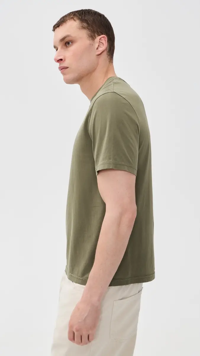 Frame Short Sleeve Light Cotton Tee | Thumbnail 4 Frame Short Sleeve Light Cotton Tee | Thumbnail 4